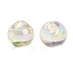 УФ-покрытие радужными переливающимися акриловыми бусинами&nbsp;OACR-F006-08H