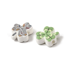 Perles de porcelaine à la main imprimés&nbsp;PR-CBAB8C6-03