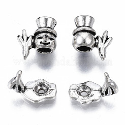 Тибетский стиль сплава шарика кадра&nbsp;X-PALLOY-Q441-082-RS