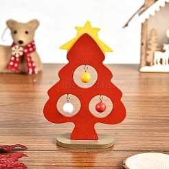 Weihnachtsbaum dekorationen aus holz&nbsp;WOCR-PW0002-59A