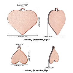 24шт 4 стильные латунные подвески KK-CA0001-30