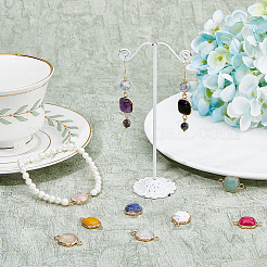 10 шт. 10 стиля смешанных подвесок-соединителей из драгоценных камней&nbsp;G-FH0002-16