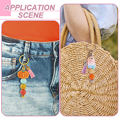 16 шт. 8-х стилистический брелок из сплава и железа с возможностью бисероплетения&nbsp;FIND-TA0006-55