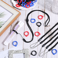 6шт регулируемый ремешок на шею из полиэстера DIY-GF0008-35C