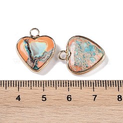 Подвески из окрашенной синтетической императорской яшмы G-P529-08G-02