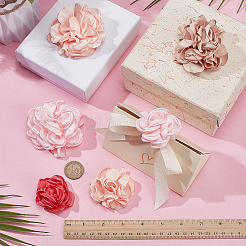 18 шт. 9-х цветные аксессуары для цветочного орнамента из полиэстера&nbsp;DIY-AR0004-98