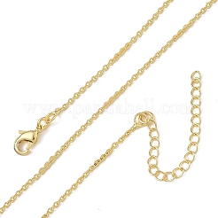Collares de cadena mixta de latón para mujer&nbsp;KK-CBA2293-11G