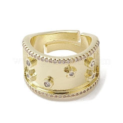 Latón anillos ajustables&nbsp;RJEW-K257-85C-G