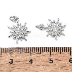 Shegrace Messing-Anhänger mit klarem Zirkonia&nbsp;XGRQ3K803-534P