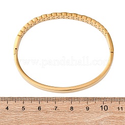 Женские браслеты-шарниры из нержавеющей стали 304 с микропаве из кубических цирконий&nbsp;BJEW-Z146-02G