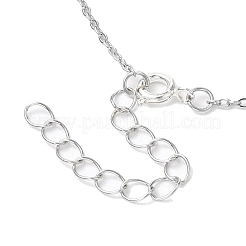 Корона из сплава с подвеской в форме сердца с резным словом «Королева вязания»&nbsp;NJEW-JN04696