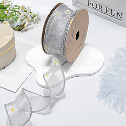 Полиэстеровая лента с узором «ромашка» OCOR-WH20003-36C