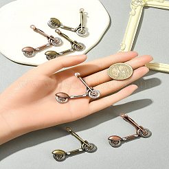 6 шт. 2 цвета подвески из сплава в тибетском стиле FIND-FS0002-58