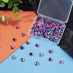 70pcs 2 Arten Glascabochons&nbsp;GLAA-TADJ0001-18A