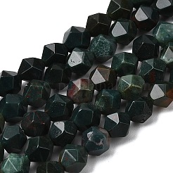 Нити бусин из натурального кровавика/гелиотропа G-Z119-A16-01