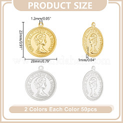 2 пакет 2 цвета железные подвески&nbsp;IFIN-AR0001-44