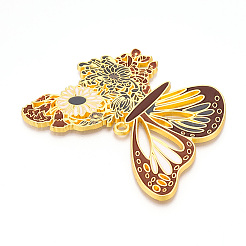 Подвески из эмалированного сплава с гальванопокрытием&nbsp;ENAM-N056-397B-G