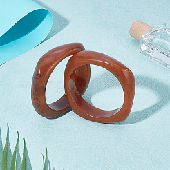 2шт. Акриловый браслет с имитацией мрамора для женщин&nbsp;BJEW-UN0001-69C