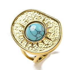 Ионное покрытие (ip) 304 нержавеющая сталь открытые манжетные кольца RJEW-C079-19G