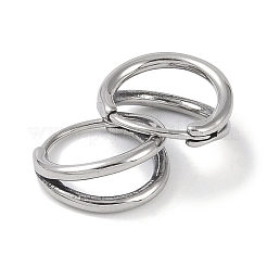 Серьги-кольца из хирургической нержавеющей стали 316 EJEW-P274-06AS