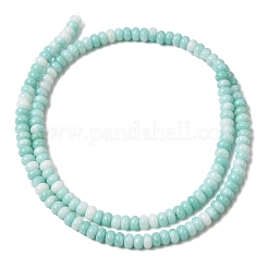 Треснувшая непрозрачная нить стеклянных бусин&nbsp;GLAA-D306-A10