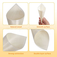 Бамбуковые подставки для мороженого с 12 отверстием AJEW-GL0001-82