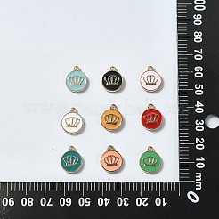 45шт 9 цвета сплава эмаль подвески&nbsp;ENAM-CJ0004-56