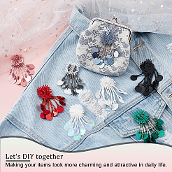 ПВХ пластиковые блестки искусственные цветочные украшения аксессуары DIY-WH0302-91