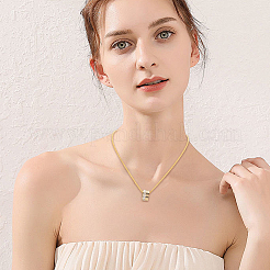 8 шт. бусины из нержавеющей стали марки 304&nbsp;STAS-BBC0007-40