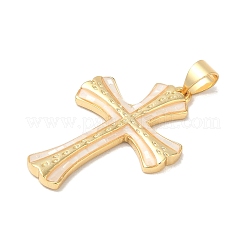 Подвески из латуни с покрытием из эпоксидной смолы&nbsp;KK-K380-06G-01