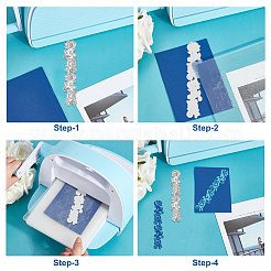 Углеродистая сталь разрезает трафареты DIY-WH0309-1560