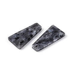 天然ラルビカイトペンダント  ファセット台形チャーム  24.5~25.5x12.5~13.5x3.5~4.5mm  穴：1~1.2mm&nbsp;G-Q601-10A