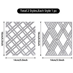 Углеродистая сталь разрезает трафареты DIY-WH0490-002