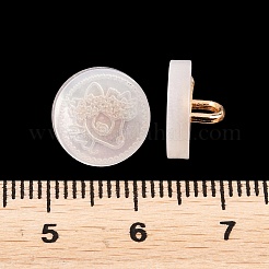 Boutons à tige en alliage de résine à un trou&nbsp;FIND-B065-03G-12