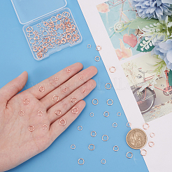 180 шт. 6 стиля латунных соединительных колец KK-GA0001-40