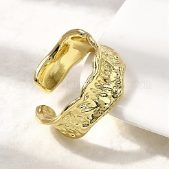 Латунные регулируемые манжеты для женщин RJEW-L130-004G