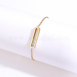 201 овальный браслет из нержавеющей стали IZ9909