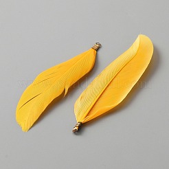 Перо большие подвески&nbsp;FIND-WH0143-94G