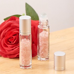 Стеклянные бутылки с роликовыми шариками&nbsp;AJEW-SZ0001-25G