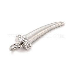 Gestell Messing micro ebnen Zirkonia Anhänger&nbsp;KK-K270-12P