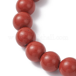 Natürliche rote Jaspis Perlen Armbänder&nbsp;BJEW-JB12200-01