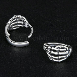 925 серьги-кольца в форме скелета из стерлингового серебра TS8086