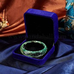 Scatola quadrata per bracciale in velluto. custodia regalo per braccialetto&nbsp;CON-WH0088-33C