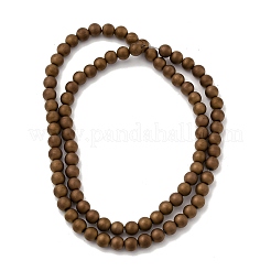 Гальванические нити из синтетических немагнитных гематитовых бусин G-H327-D02-02