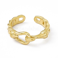 Anillo de acero inoxidable 304 con revestimiento iónico (IP) para mujer&nbsp;RJEW-C060-11G