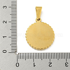 Placcatura ionica (ip) ciondoli in acciaio inossidabile smaltato 304&nbsp;STAS-R231-19O-G
