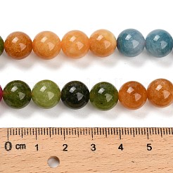 Бусины из натурального белого нефрита G-Z097-A01-10mm-C