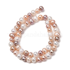 Fili di perle di perle d'acqua dolce coltivate naturali&nbsp;PA-CBABE82-14