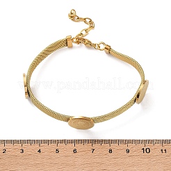 Браслеты-цепочки для часов из нержавеющей стали 304 для женщин&nbsp;BJEW-G770-01A-G