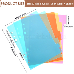 Разделители индексных листов блокнота на дисках AJEW-WH20011-03A